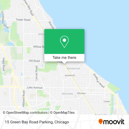 15 Green Bay Road Parking map