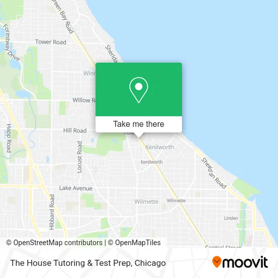 The House Tutoring & Test Prep map