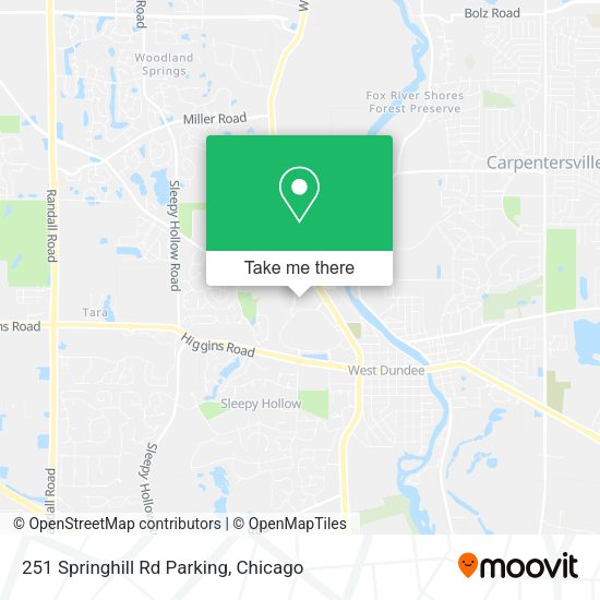 251 Springhill Rd Parking map