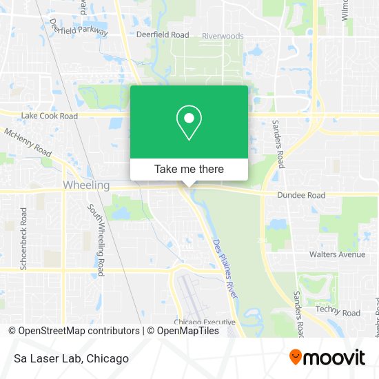 Sa Laser Lab map