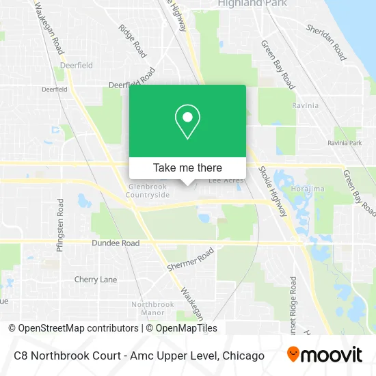 C8 Northbrook Court - Amc Upper Level map