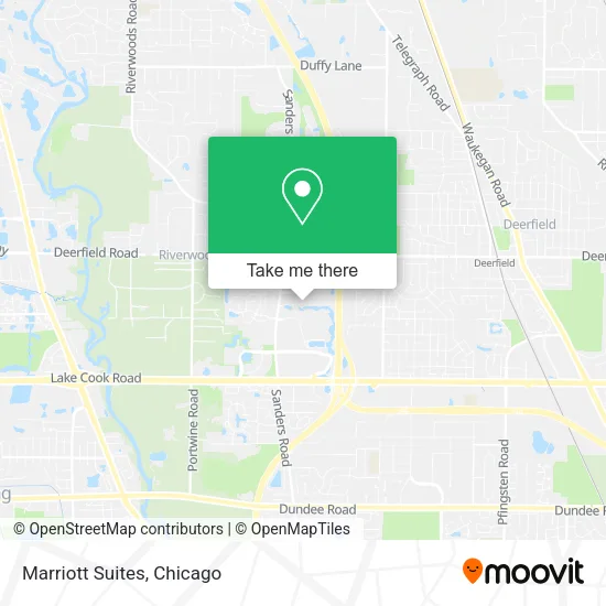 Marriott Suites map