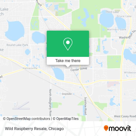 Wild Raspberry Resale map