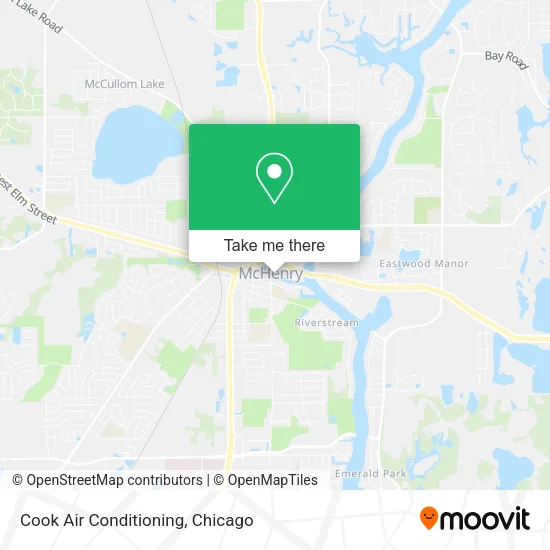 Mapa de Cook Air Conditioning