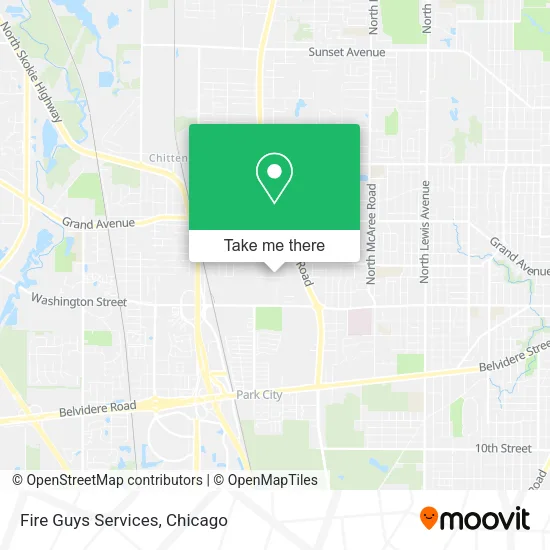 Fire Guys Services map