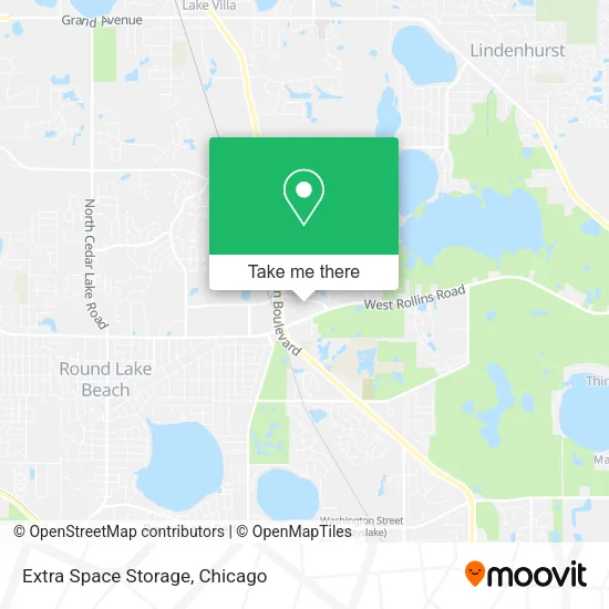 Extra Space Storage map