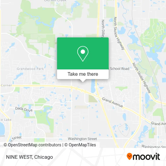 NINE WEST map