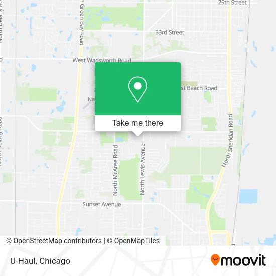 U-Haul map