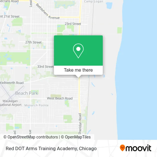 Red DOT Arms Training Academy map