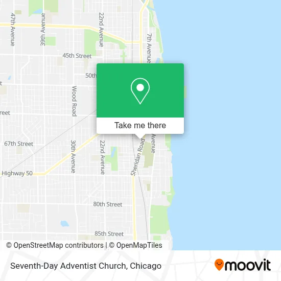 Seventh-Day Adventist Church map