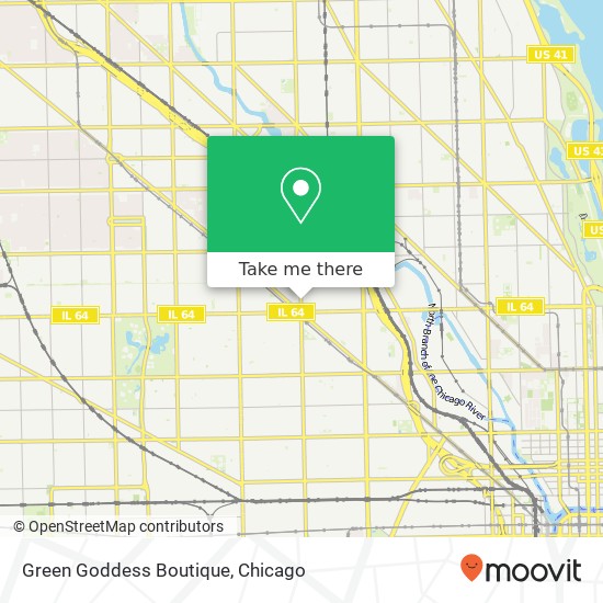Mapa de Green Goddess Boutique