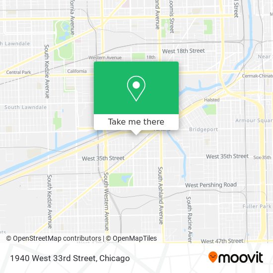 Mapa de 1940 West 33rd Street