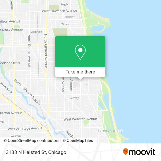 3133 N Halsted St map