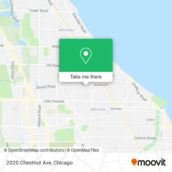 2020 Chestnut Ave map