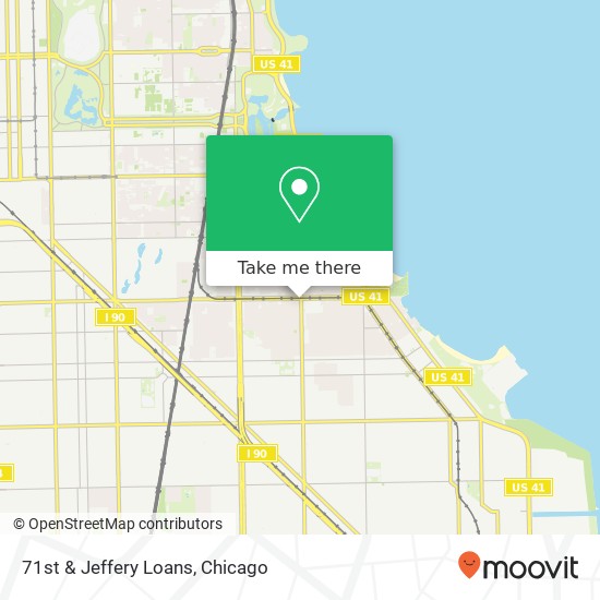 71st & Jeffery Loans map