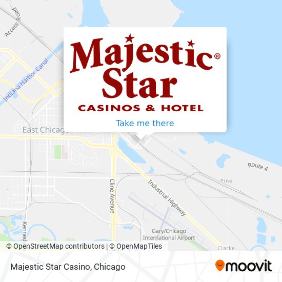 Majestic Star Casino map