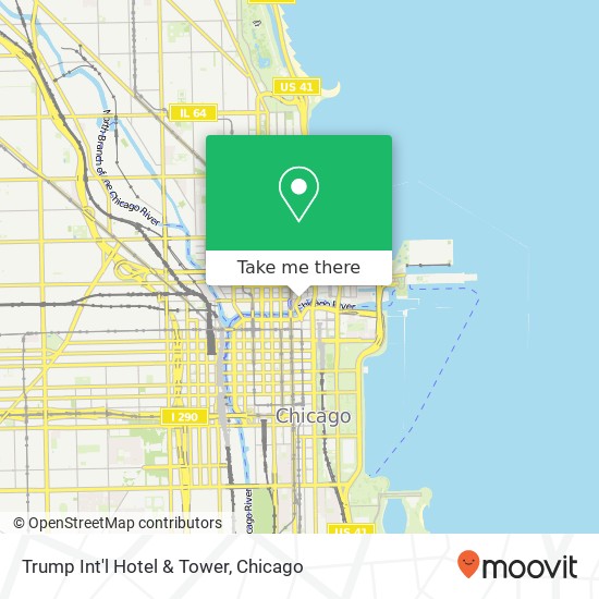 Trump Int'l Hotel & Tower map