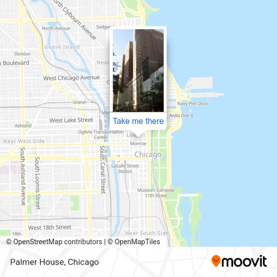Mapa de Palmer House