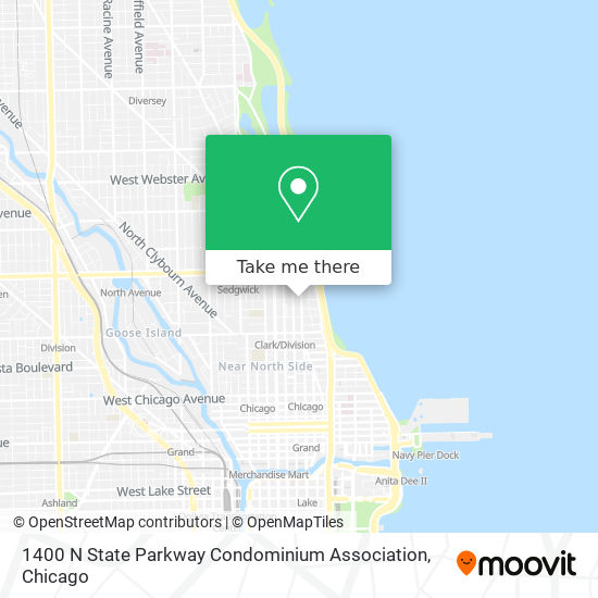 1400 N State Parkway Condominium Association map