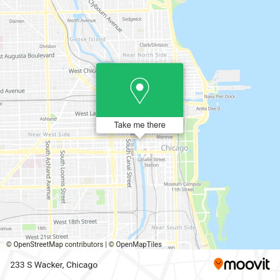 233 S Wacker map