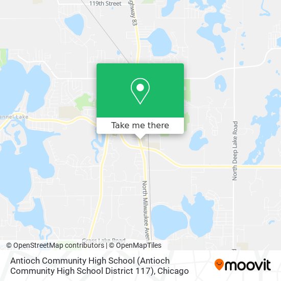 Mapa de Antioch Community High School (Antioch Community High School District 117)