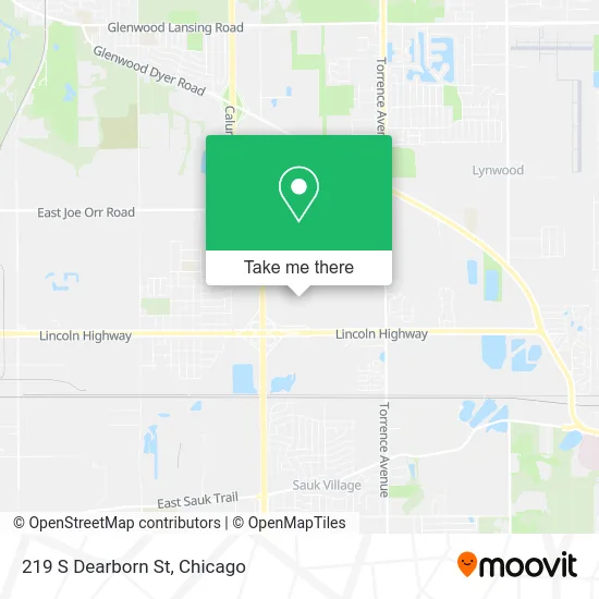 219 S Dearborn St map