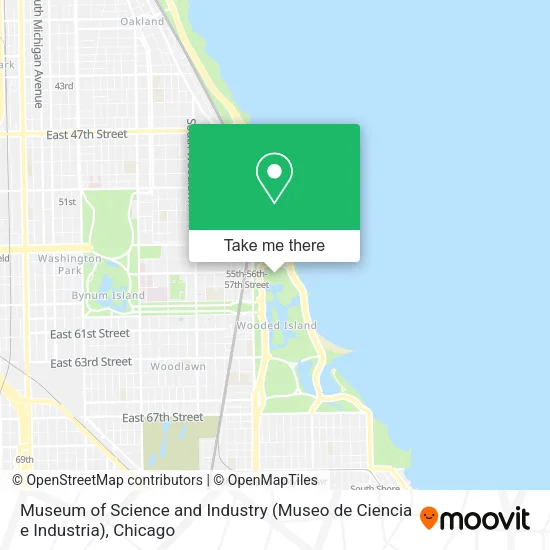 Museum of Science and Industry (Museo de Ciencia e Industria) map