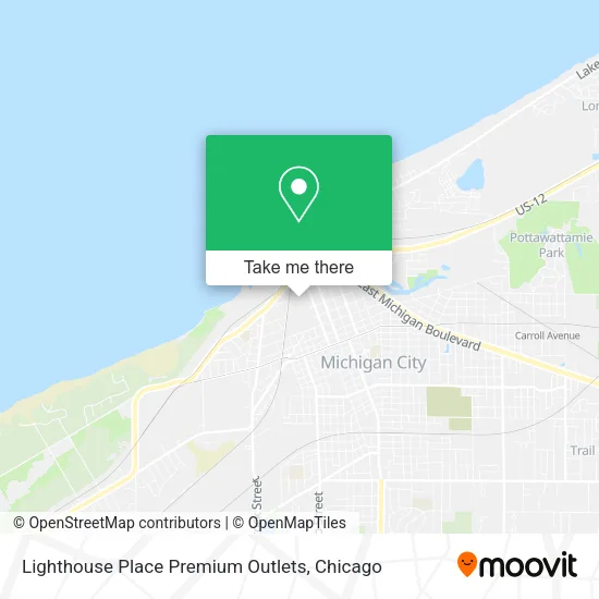 Lighthouse Place Premium Outlets map