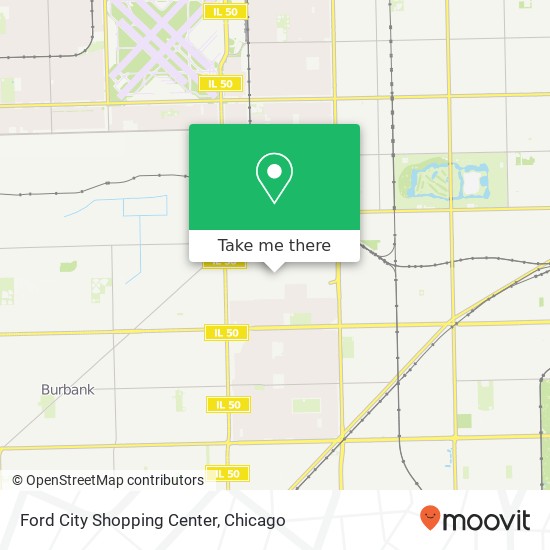 Ford City Shopping Center map