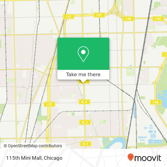 115th Mini Mall map