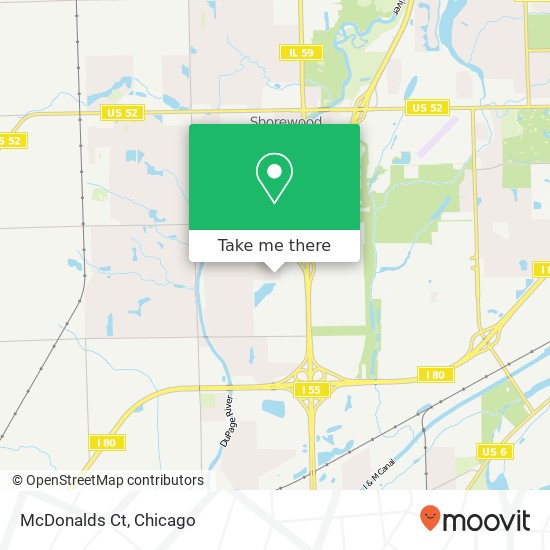 McDonalds Ct map