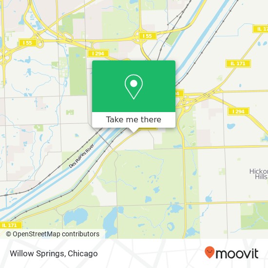 Mapa de Willow Springs