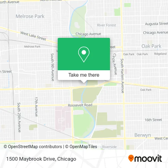 1500 Maybrook Drive map