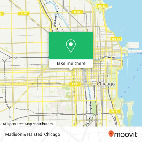 Madison & Halsted map