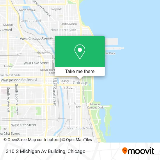 310 S Michigan Av Building map