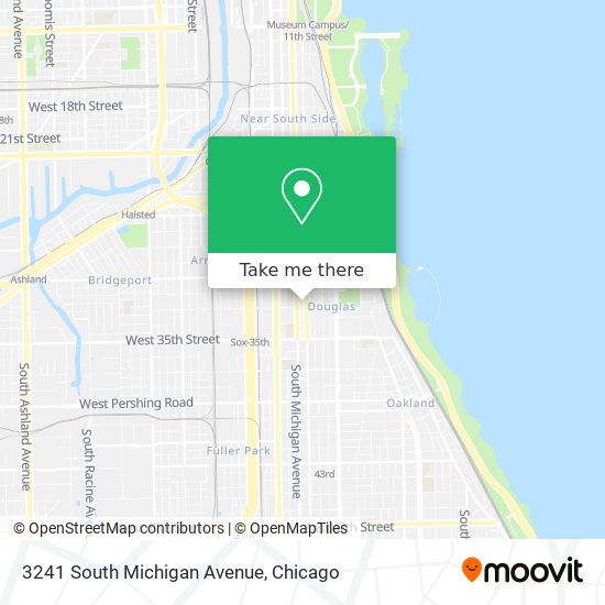 Mapa de 3241 South Michigan Avenue