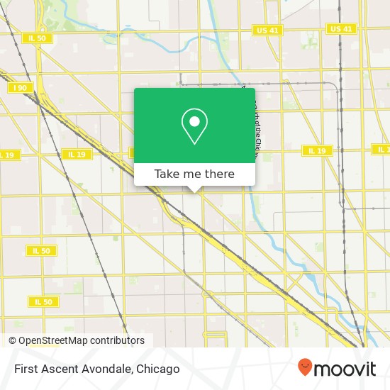 First Ascent Avondale map