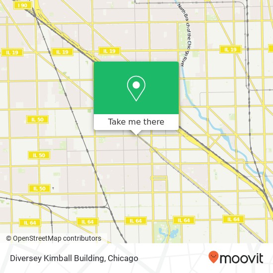 Diversey Kimball Building map