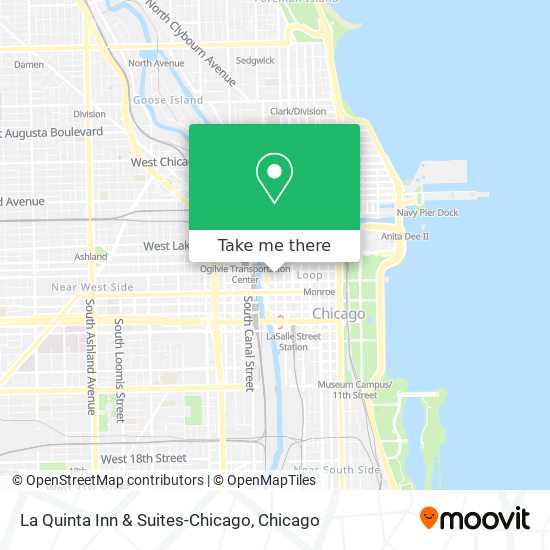 La Quinta Inn & Suites-Chicago map
