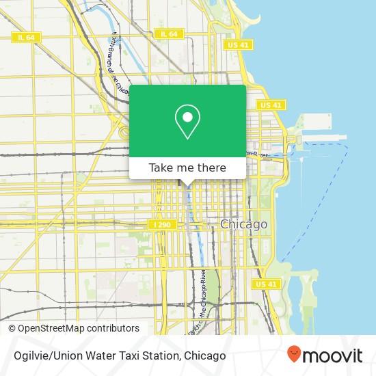 Ogilvie / Union Water Taxi Station map