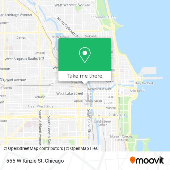 555 W Kinzie St map