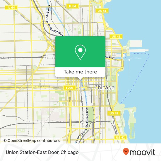 Mapa de Union Station-East Door