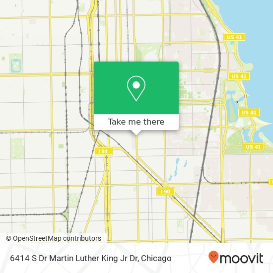 6414 S Dr Martin Luther King Jr Dr map