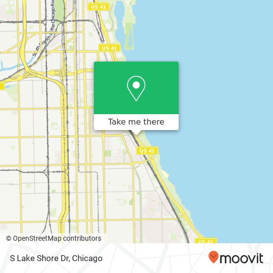 S Lake Shore Dr map