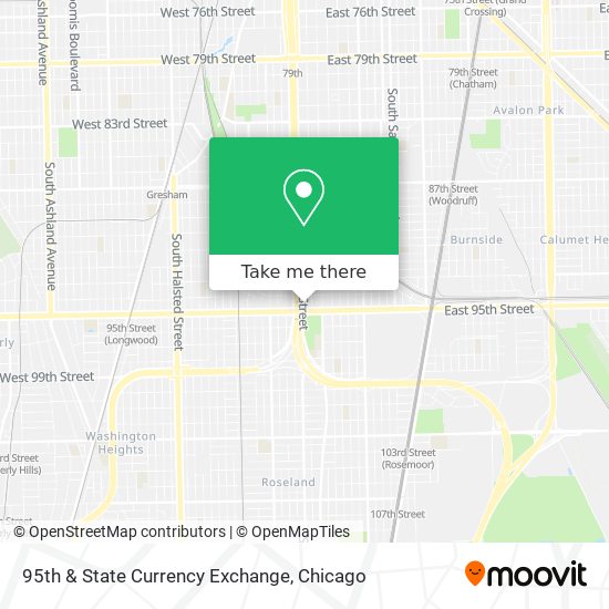 Mapa de 95th & State Currency Exchange