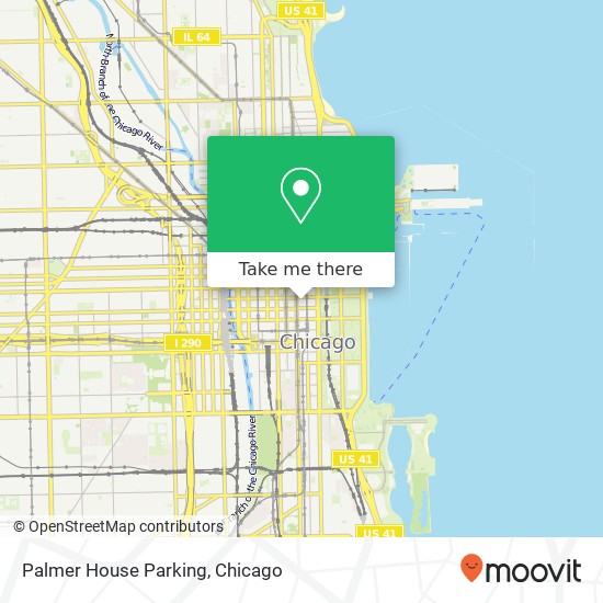 Mapa de Palmer House Parking