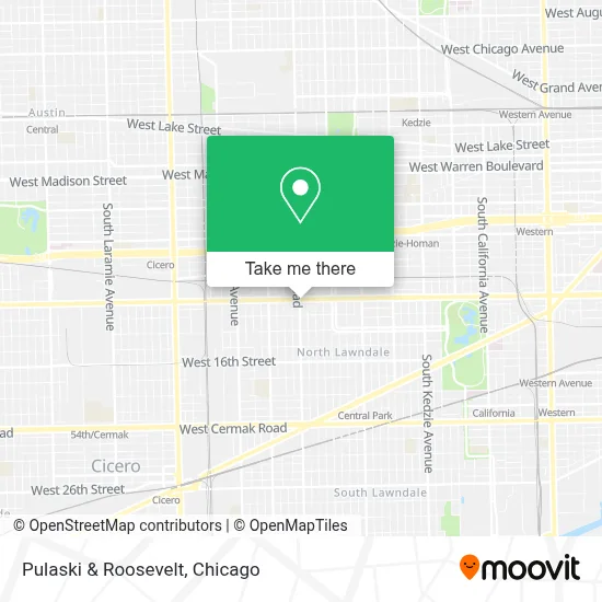 Pulaski & Roosevelt map