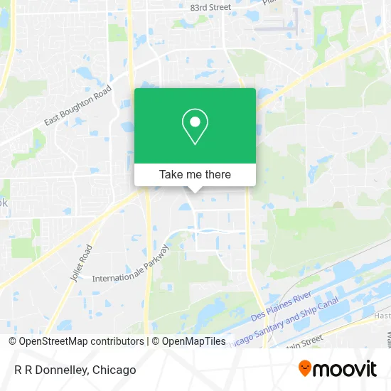 R R Donnelley map