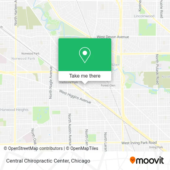 Central Chiropractic Center map