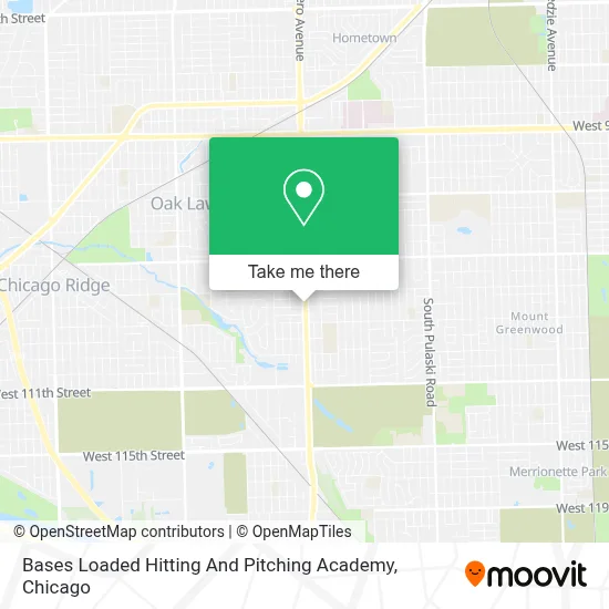 Bases Loaded Hitting And Pitching Academy map